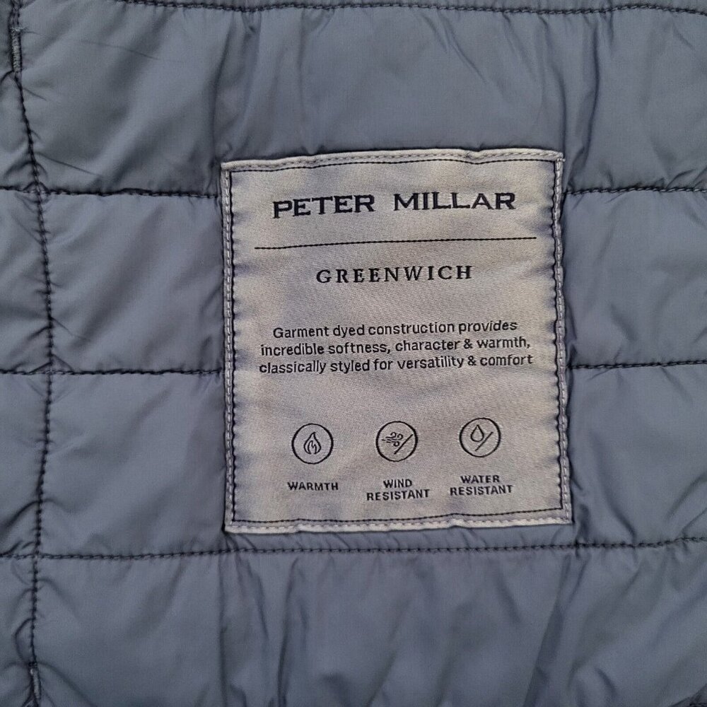 Peter Millar  Garment-Dyed  Stardust Blue Vest Men's Sz XL MSRP $230 - Picture 6 of 9